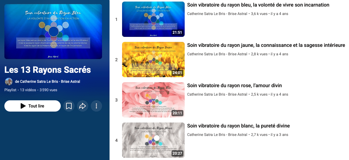 Soin des 13 Rayons Sacrés